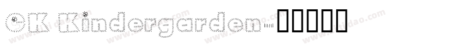 CK Kindergarden字体转换